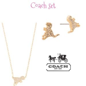 Coach “Roxy” set gold new with tag